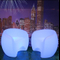 outdoor led coffee shop lighting chairs with remote controller 