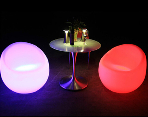 outdoor color change Bar Setup LED Single Chair