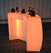 16 colors change outdoor lighted bar counter 